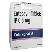 Фото Энтекавир :: Энтекор (Entekor), Энтекаст (Entekast) :: аналог Бараклюд 0,5мг таблетки №30